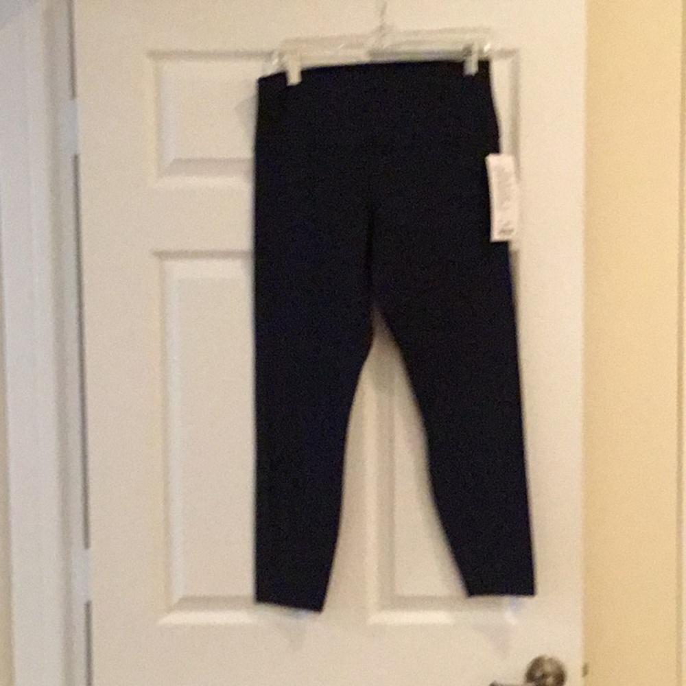 Lululemon Athletica navy Align 7/8 Pant new w tag Sz 12 TRNV